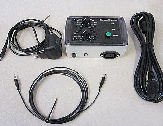 SoundBuster - das Relais für automatische Stromunterbrechung bei Überschreitung der eingestellten Lärmgrenze
